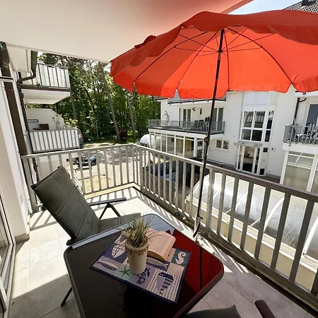 06 Strandkieker Mit Balkon Apartment Baabe